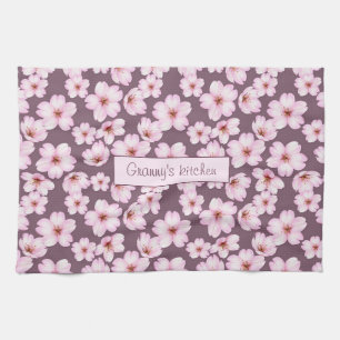 retroreforaal patroon. Granny's keuken. Theedoek