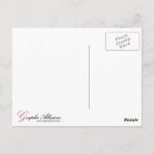 Retroregenboogcirkels Briefkaart (Achterkant)