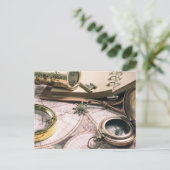 Retroreis Briefkaart (Staand voorkant)