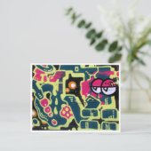 retrorekelogen briefkaart (Staand voorkant)