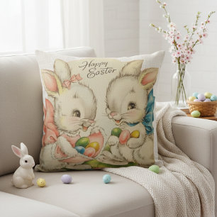  retrorespot Bunny Couple Kussen