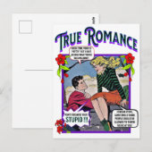RetroRomance - Echte Romance - Briefkaart (Voorkant / Achterkant)