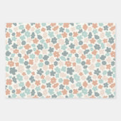 Retroromantische florale naadloos patroon inpakpapier vel (Voorkant 2)