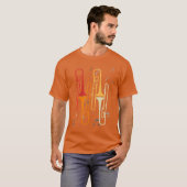 Retrorombone vintage t-shirt (Voorkant volledig)