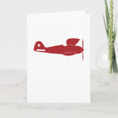 retrorood vliegtuig aankondiging (Voorkant)