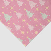 Retrororofoon uit de jaren 1950, roze en groenkers tissuepapier (Detail)