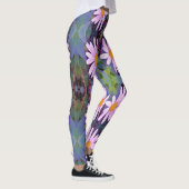 Retrororororoze laisy-ventilatorpatroon leggings (Rechts)