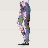 Retrororororoze laisy-ventilatorpatroon leggings (Links)