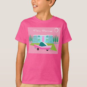 Retrororororoze palmspruitstukken T-Shirt