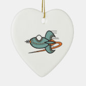 retrorraket keramisch ornament (Rechts)