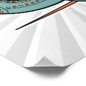 retrorraket poster (Hoek)