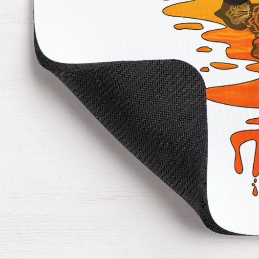  retrorstijl Sprint-auto tegen racisme Muismat (Hoek)