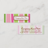 retrorstripes mini visitekaartje (Voorkant / Achterkant)