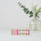 retrorstripes mini visitekaartje (Staand voorkant)