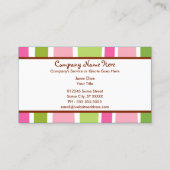 retrorstripes visitekaartje (Achterkant)