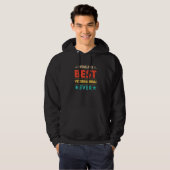 Retro's Beste Dierenarts Ooit Hoodie (Voorkant volledig)