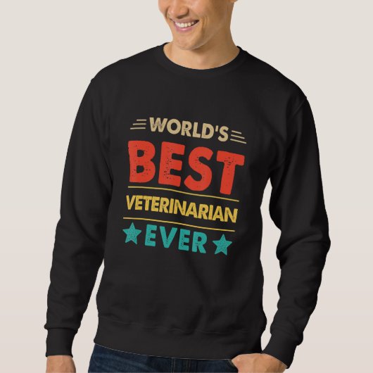 Retro's Beste Dierenarts Ooit Trui (Voorkant)