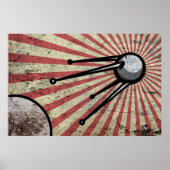 Retrosatelliet Poster (Voorkant)