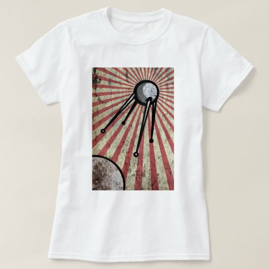 Retrosatelliet T-shirt (Design voorkant)