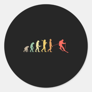 Retroscène Evolution Gift voor spelers Ronde Sticker
