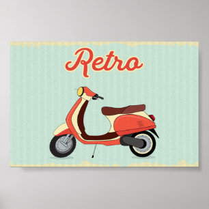Retroscooter Poster