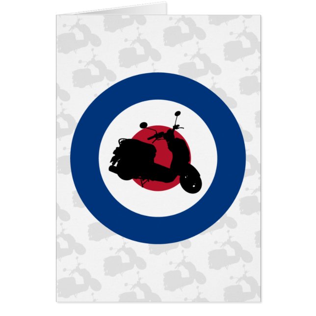 Retroscooterkaart (Voorkant)