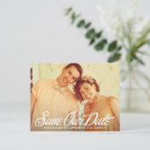 Retroscript | Het Briefkaart Datum opslaan (Staand voorkant)