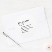 RETROSEKSUEEL RONDE STICKER (Envelop)