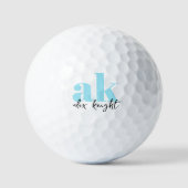 Retrosignatuurmonogram Golfballen (Voorkant)