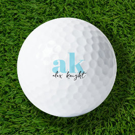 Retrosignatuurmonogram Golfballen