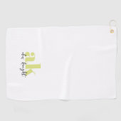 Retrosignatuurmonogram Golfhanddoek (Horizontaal)