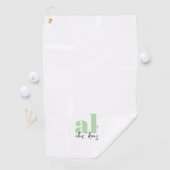 Retrosignatuurmonogram Golfhanddoek (Insitu)
