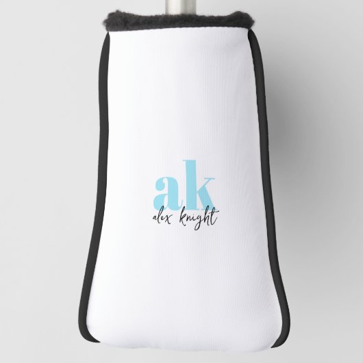 Retrosignatuurmonogram Golfheadcover (Draai 90)