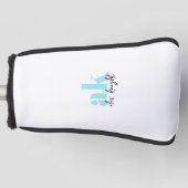 Retrosignatuurmonogram Golfheadcover (Voorkant)