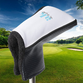 Retrosignatuurmonogram Golfheadcover