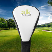 Retrosignatuurmonogram Golfheadcover