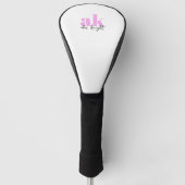 Retrosignatuurmonogram Golfheadcover (Voorkant)