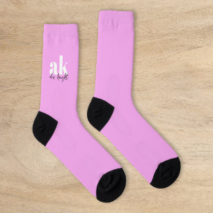 Retrosignatuurmonogram Sokken