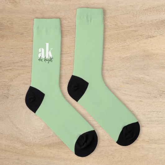 Retrosignatuurmonogram Sokken