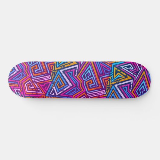 Retroskateboard - skateboard 80s (Horizontaal)