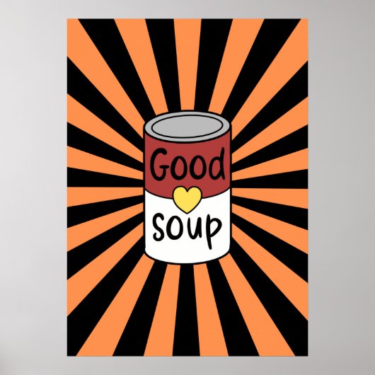 Retrosoep Poster (Voorkant)