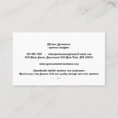 Retrospectacels Stijlvol duurzame eyeglassen Visitekaartje (Achterkant)