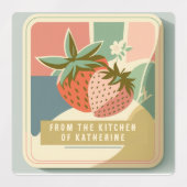 Retrospectief geïnspireerd op etiketten uit de keu labels (Design 1)