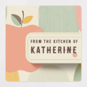 Retrospectief geïnspireerd op etiketten uit de keu labels (Design 2)