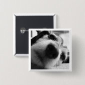 Retrospectief Hoesje Vierkante Button 5,1 Cm (Voorkant /achterkant)