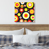 Retrospectieontwerp Canvas Afdruk (Insitu (Slaapkamer))