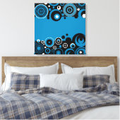 Retrospectieontwerp Canvas Afdruk (Insitu (Slaapkamer))