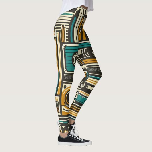 Retrospectieontwerp Leggings (Rechts)