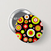 Retrospectieontwerp Ronde Button 5,7 Cm (Voorkant /achterkant)
