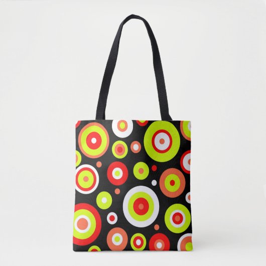 Retrospectieontwerp Tote Bag (Voorkant)